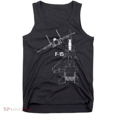 F15 Eagle Jet Military Stealth Fighter Jet Tank Top