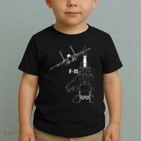 F15 Eagle Jet Military Stealth Fighter Jet Toddler T-Shirt thumb 2