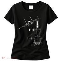 F15 Eagle Jet Military Stealth Fighter Jet Women's T-Shirt thumb 0