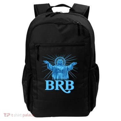 Funny Easter Jesus BRB Be Right Back Backpack