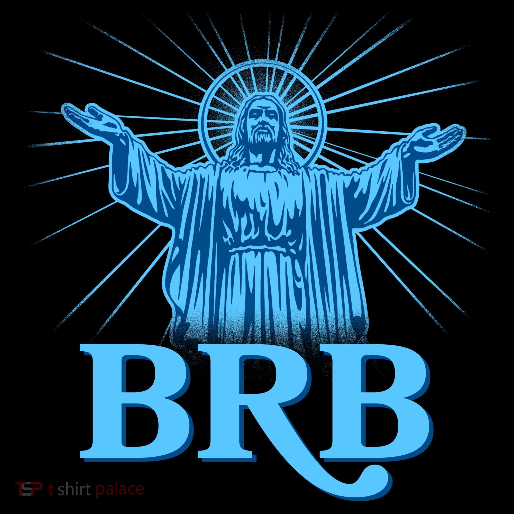 Funny Easter Jesus BRB Be Right Back Bucket Hat