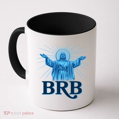 Funny Easter Jesus BRB Be Right Back Coffee Mug