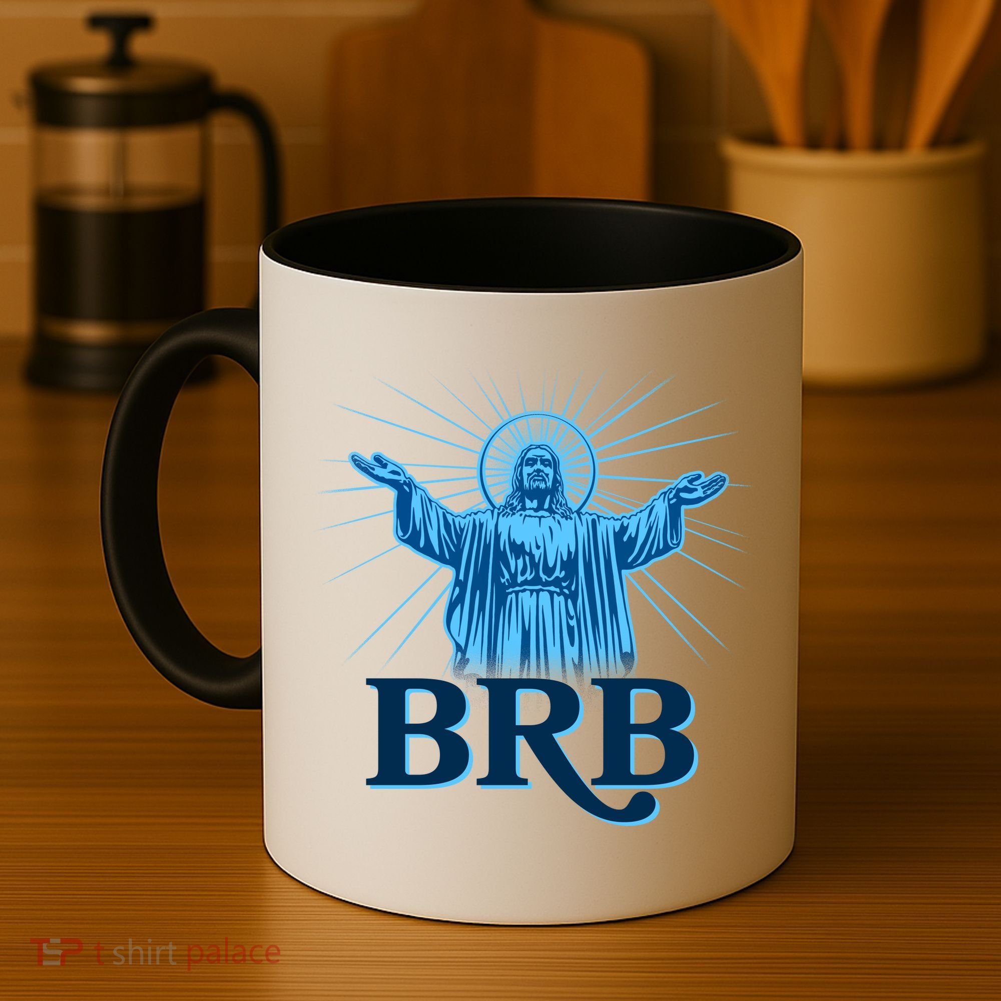 Funny Easter Jesus BRB Be Right Back Coffee Mug