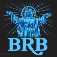 Funny Easter Jesus BRB Be Right Back Beanie thumb 2