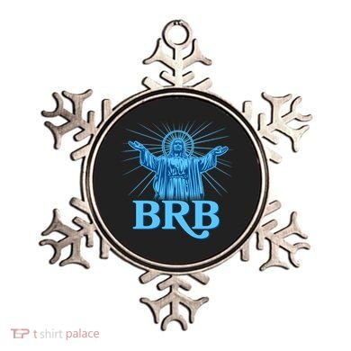 Funny Easter Jesus BRB Be Right Back Ornament
