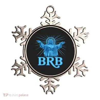Funny Easter Jesus BRB Be Right Back Ornament