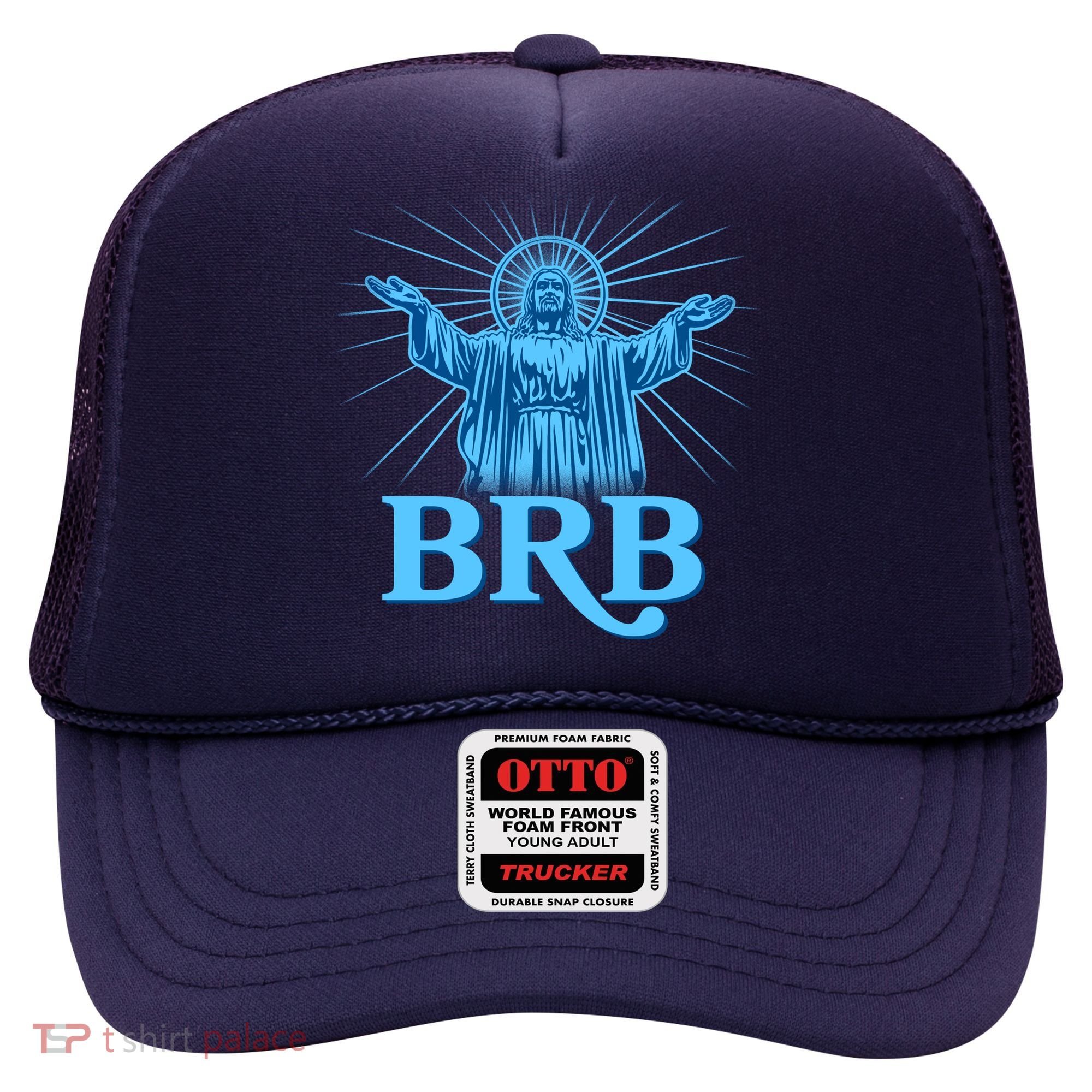 Funny Easter Jesus BRB Be Right Back Hat