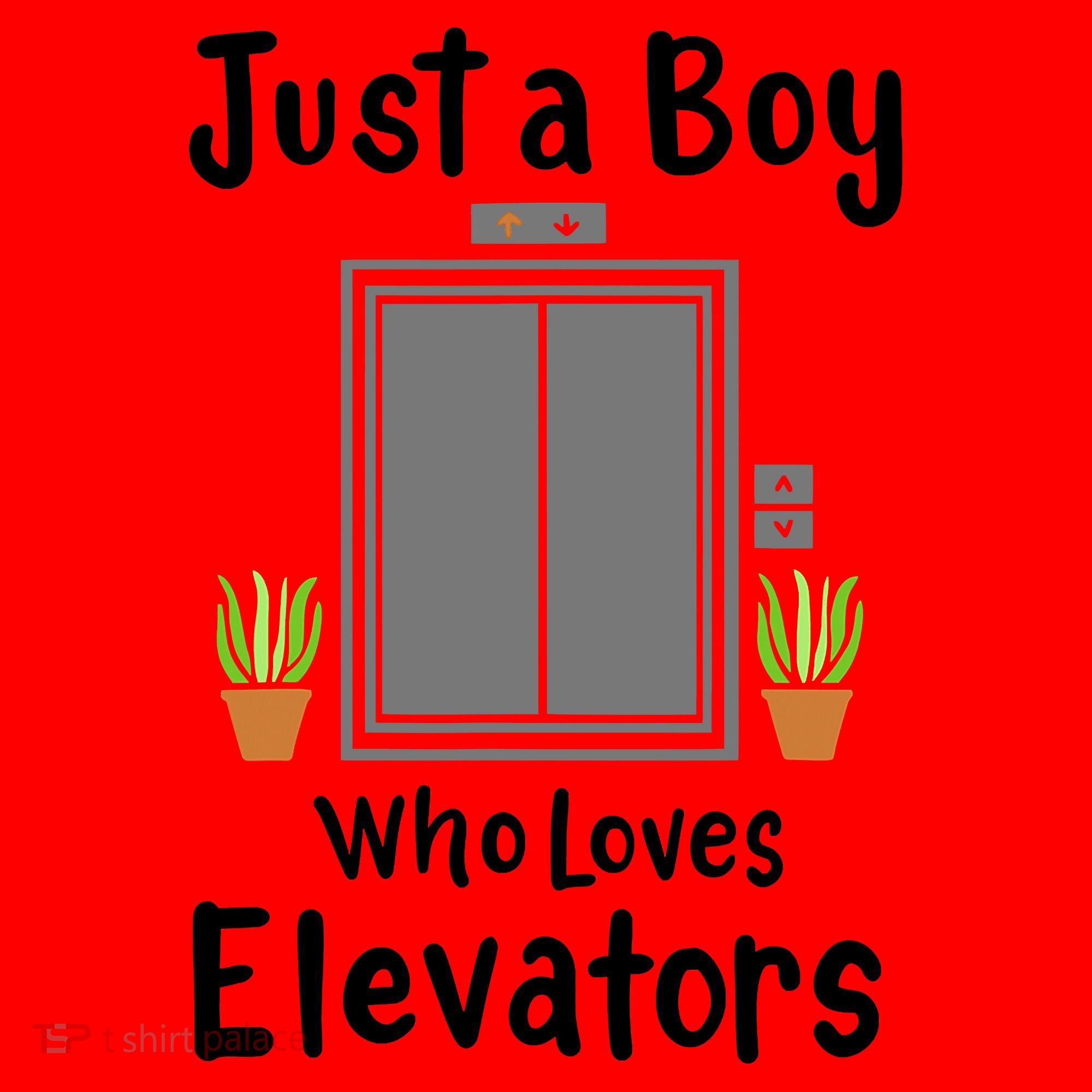 Funny Elevator Just A Boy Who Loves Elevators Santa Hat