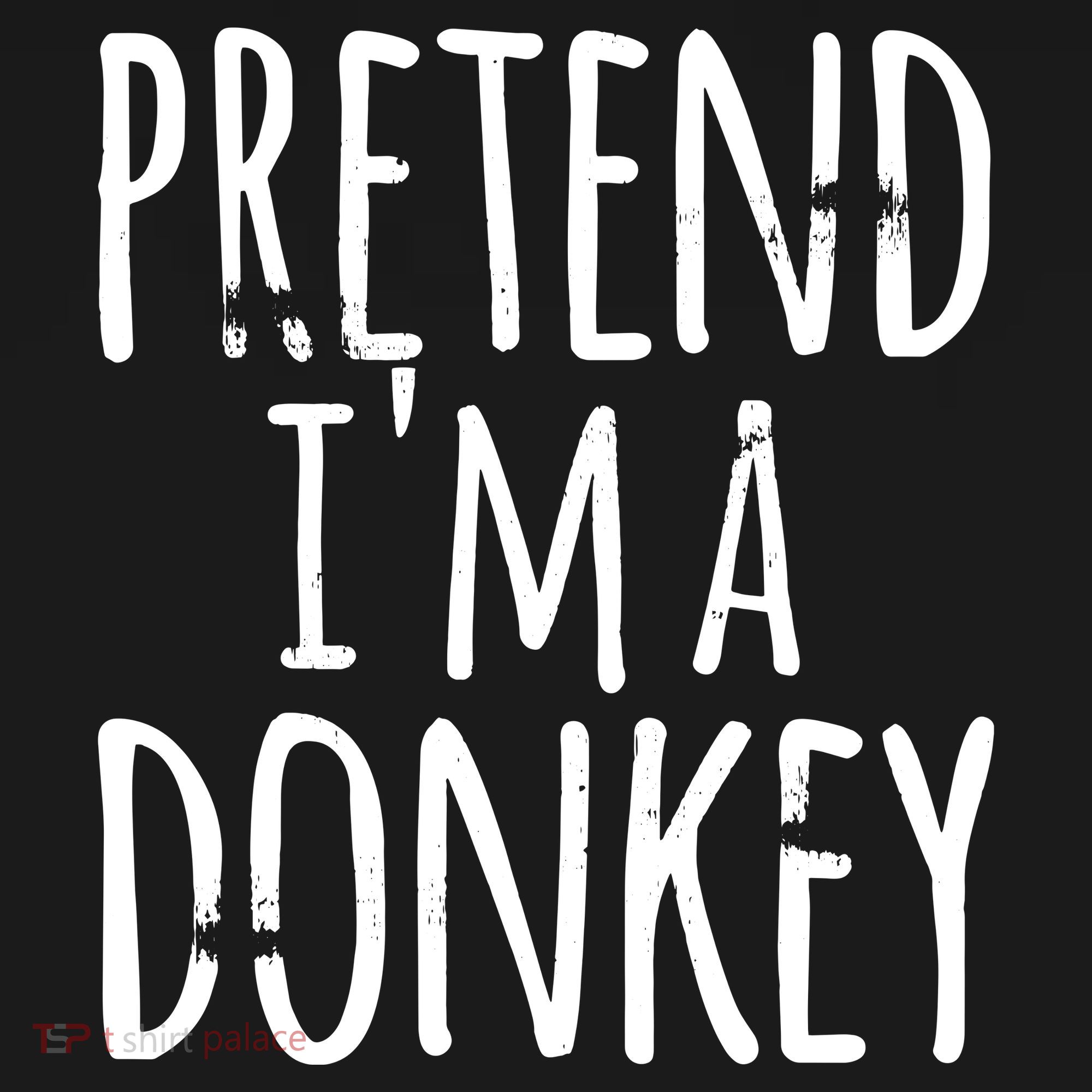 Funny Easy Lazy Halloween PRETEND IM A DONKEY Costume Women's Hoodie