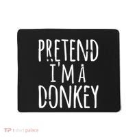 Funny Easy Lazy Halloween PRETEND IM A DONKEY Costume Mousepad thumb 0