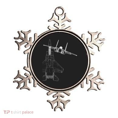 F15 Eagle Line Art Military Jet Fighter Ornament