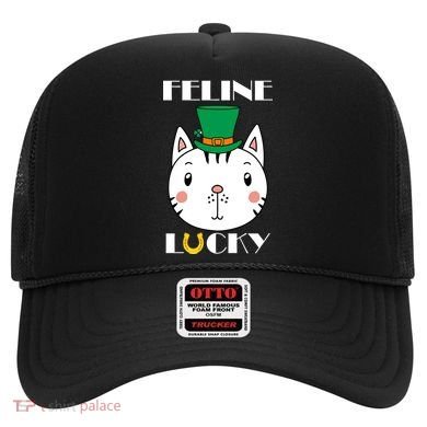 Feline Lucky Cat St Patricks Day Hat