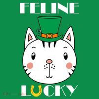 Feline Lucky Cat St Patricks Day Baby Bodysuit thumb 2