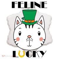 Feline Lucky Cat St Patricks Day Ceramic Ornament thumb 2