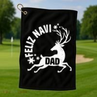 Feliz Navi Dad Golf Towel thumb 1
