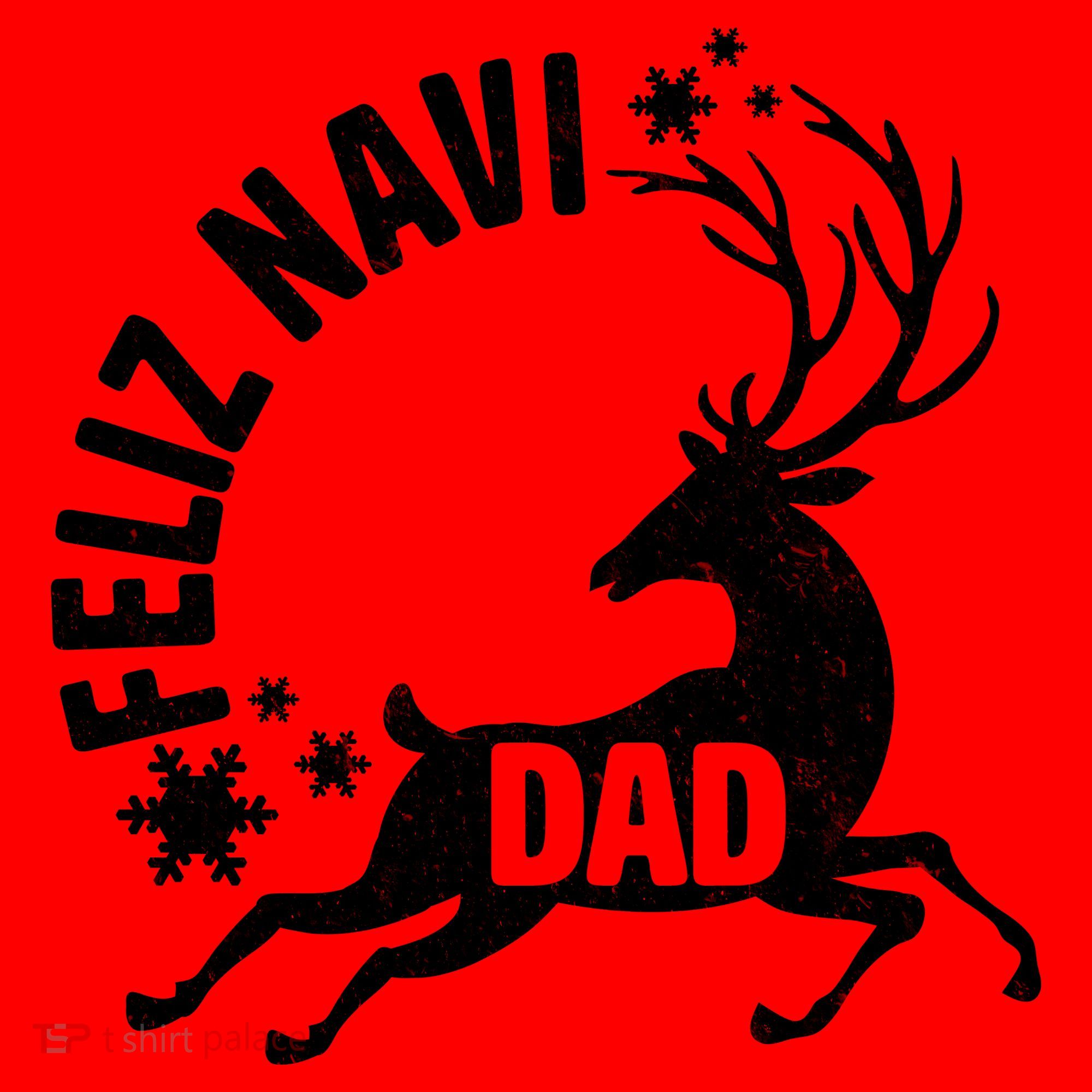 Feliz Navi Dad Santa Hat