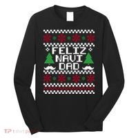 Feliz Navi DAD Ugly Christmas Long Sleeve Shirt thumb 0