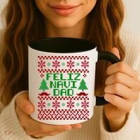 Feliz Navi DAD Ugly Christmas Coffee Mug thumb 3