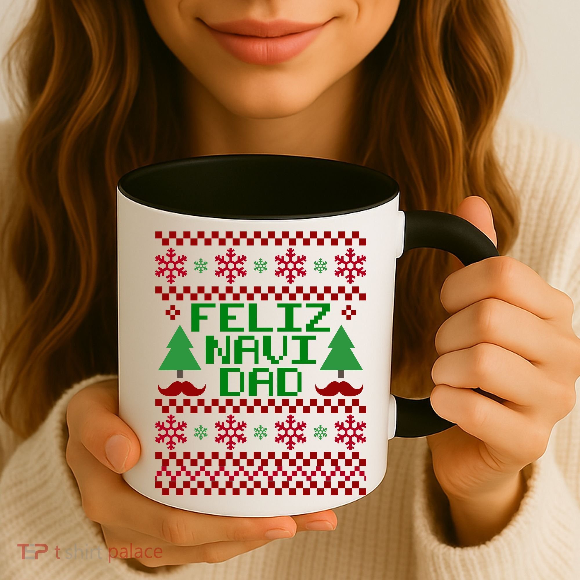 Feliz Navi DAD Ugly Christmas Coffee Mug