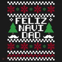Feliz Navi DAD Ugly Christmas Polo thumb 3
