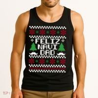 Feliz Navi DAD Ugly Christmas Tank Top thumb 3