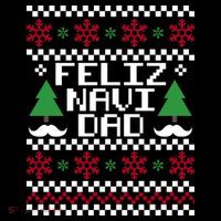 Feliz Navi DAD Ugly Christmas Tank Top thumb 6