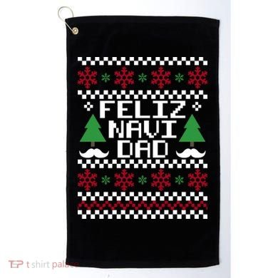 Feliz Navi DAD Ugly Christmas Golf Towel