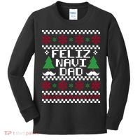 Feliz Navi DAD Ugly Christmas Kids Long Sleeve Shirt thumb 0