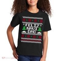 Feliz Navi DAD Ugly Christmas Kids T-Shirt thumb 2