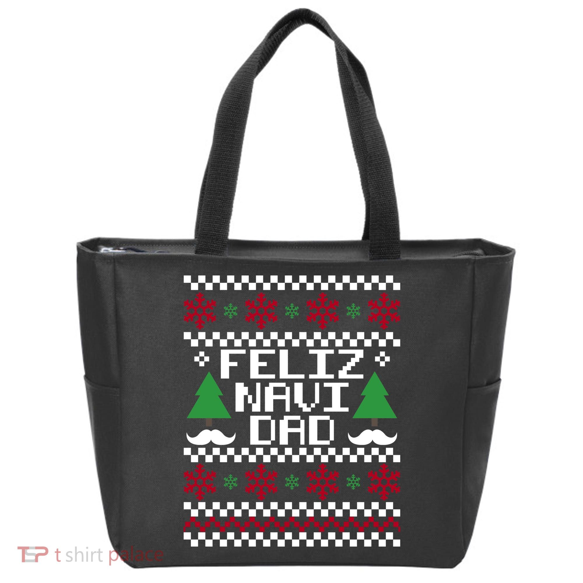 Feliz Navi DAD Ugly Christmas Tote Bag