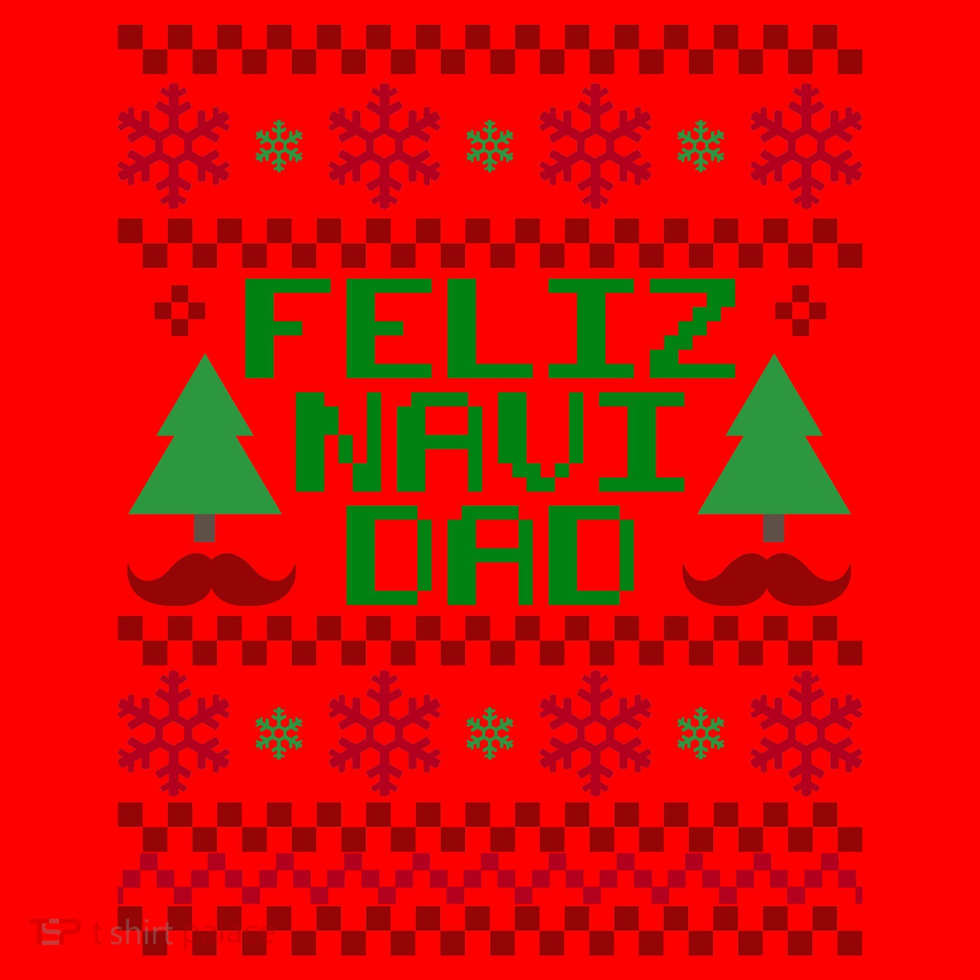 Feliz Navi DAD Ugly Christmas Santa Hat