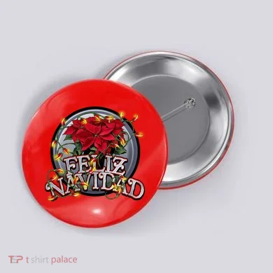 Feliz Navidad Button