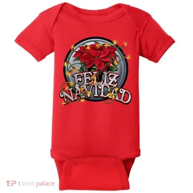 Feliz Navidad Baby Bodysuit