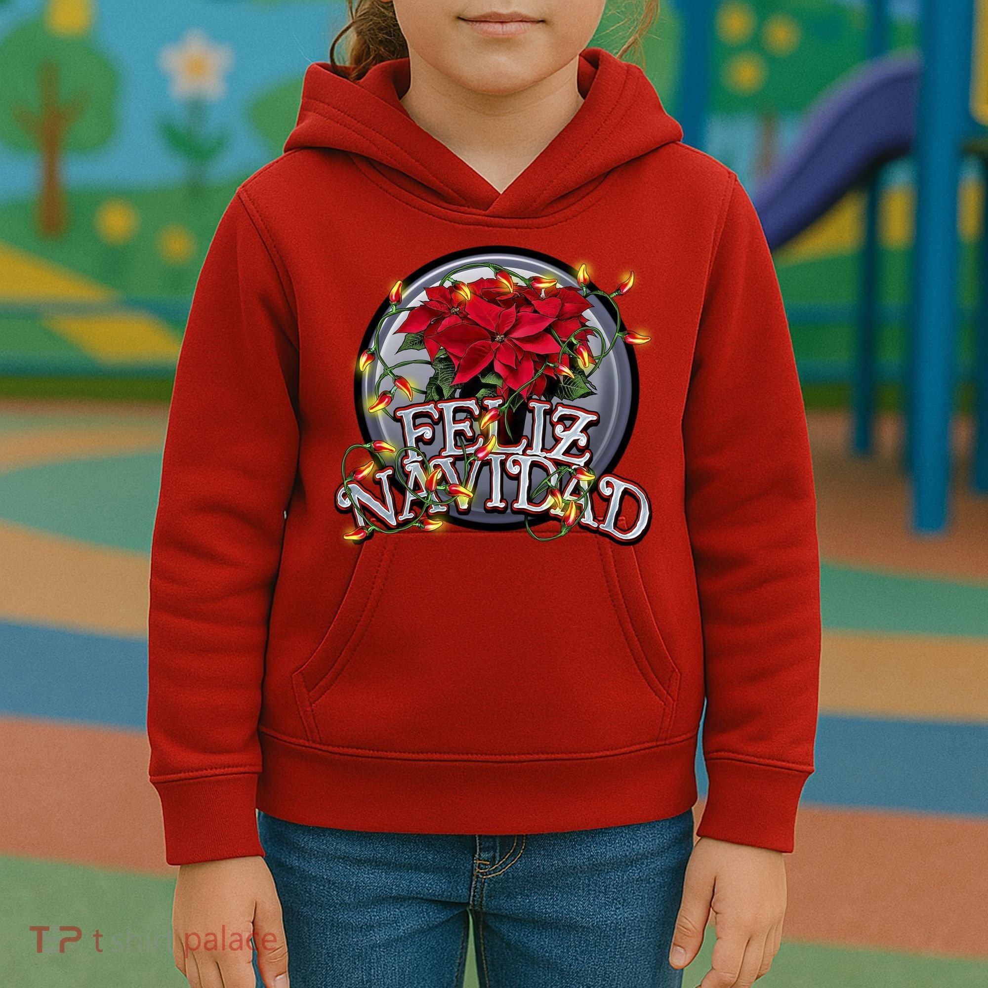 Feliz Navidad Kids Hoodie