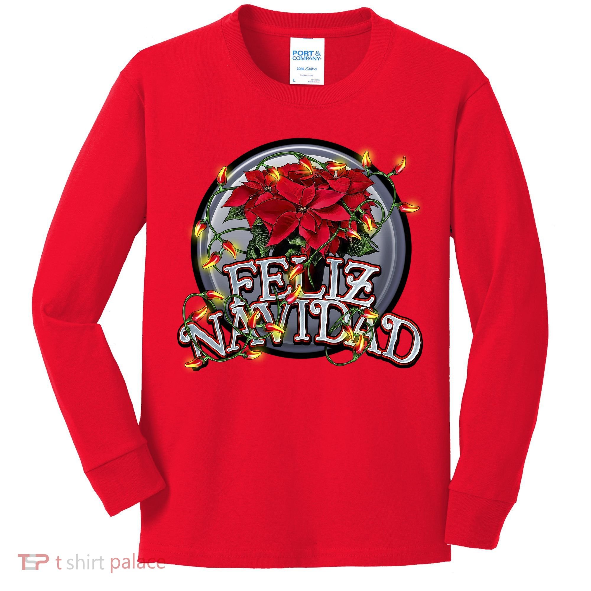 Feliz Navidad Kids Long Sleeve Shirt