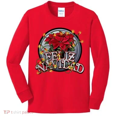 Feliz Navidad Kids Long Sleeve Shirt