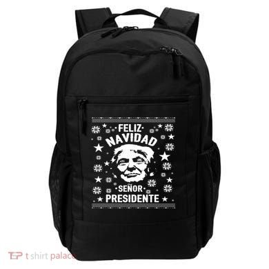 Feliz Navidad Senor President Donald Trump Backpack