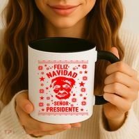 Feliz Navidad Senor President Donald Trump Coffee Mug thumb 3