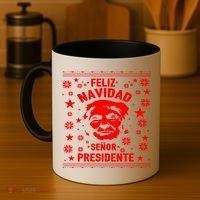 Feliz Navidad Senor President Donald Trump Coffee Mug thumb 4