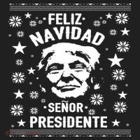 Feliz Navidad Senor President Donald Trump Golf Towel thumb 3