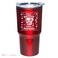 Feliz Navidad Senor President Donald Trump Tumbler thumb 0