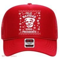 Feliz Navidad Senor President Donald Trump Hat thumb 0