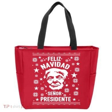 Feliz Navidad Senor President Donald Trump Tote Bag