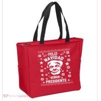Feliz Navidad Senor President Donald Trump Tote Bag thumb 2