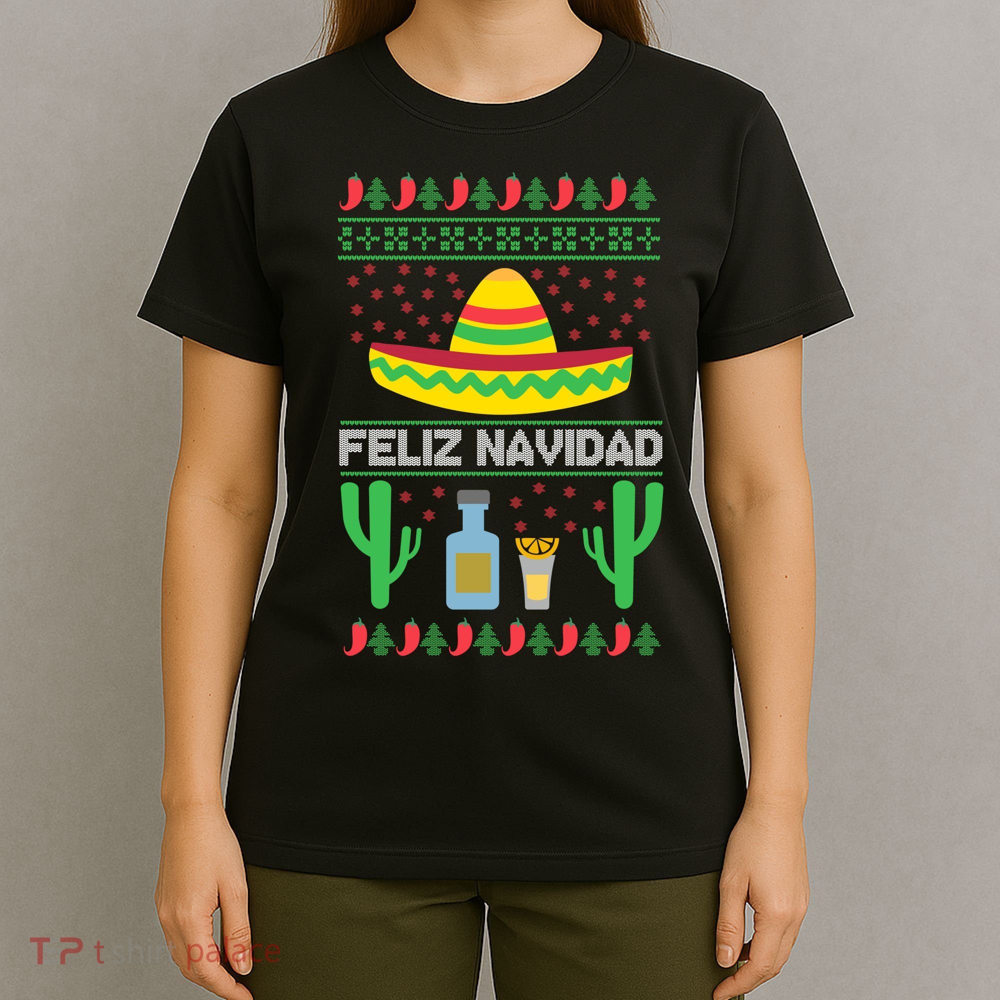 Feliz Navidad Ugly Christmas T-Shirt