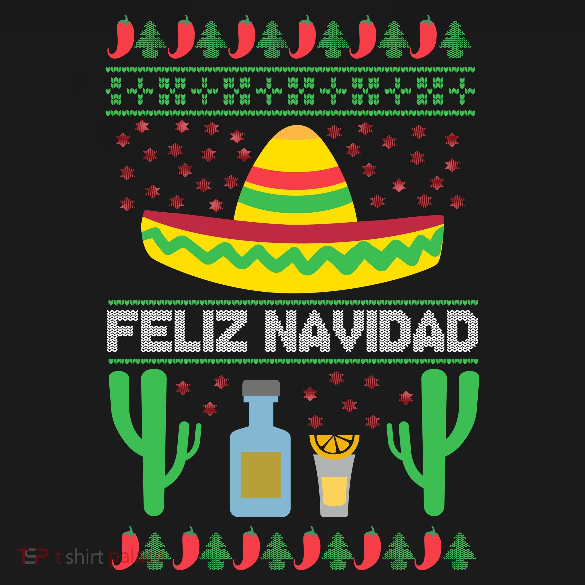 Feliz Navidad Ugly Christmas T-Shirt