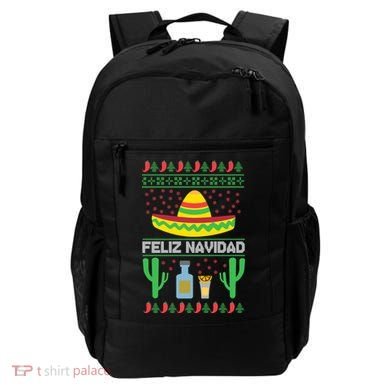 Feliz Navidad Ugly Christmas Backpack