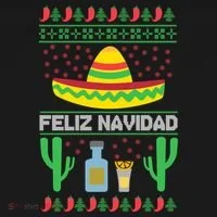 Feliz Navidad Ugly Christmas Mousepad thumb 1