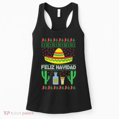 Feliz Navidad Ugly Christmas Women's Tank Top