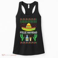 Feliz Navidad Ugly Christmas Women's Tank Top thumb 0